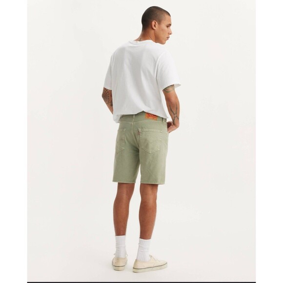 Levi’s 501‎ Mens Size 40 Original Shorts Green Denim Jean Button Fly - Picture 1 of 10